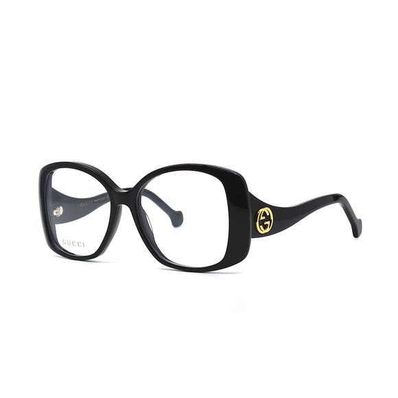 Gucci Accessories - GUCCI GG1236O 001 BLACK AUTHENTIC EYEGLASSES FRAM